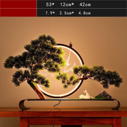 Serene LED Forest Waterfall Incense Burner Set