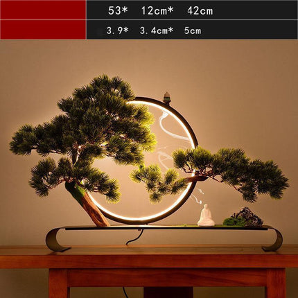 Serene LED Forest Waterfall Incense Burner Set