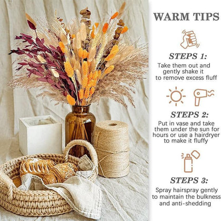 Serene Pampa Grass Bouquet - Très Elite