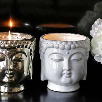 Serenity Glow Buddha 3-Wick Aromatherapy Candle