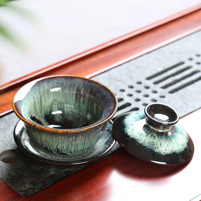 Serenity Ritual: Artisan Porcelain Kung Fu Tea Set for Mindful Moments - Très Elite