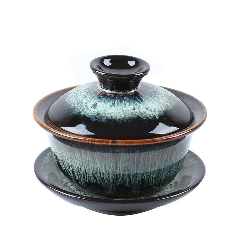 Serenity Ritual: Artisan Porcelain Kung Fu Tea Set for Mindful Moments - Très Elite