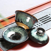 Serenity Ritual: Artisan Porcelain Kung Fu Tea Set for Mindful Moments - Très Elite