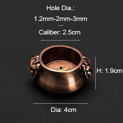 Serenity Zinc Alloy Incense Burner - Enhance Your Mindfulness Rituals..