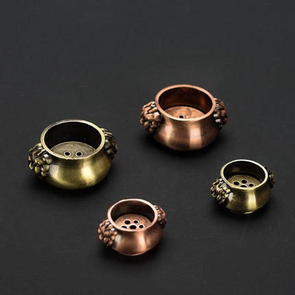 Serenity Zinc Alloy Incense Burner - Enhance Your Mindfulness Rituals - Très Elite