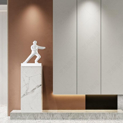 Serenity in Motion: Elegant Tai Chi Abstract Sculpture for Cultural Decor - Très Elite