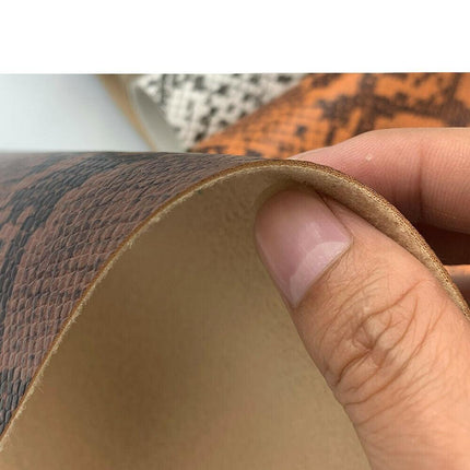Serpentine Snakeskin Faux Leather Crafting Set - Create Trendy DIY Projects with Ease - Très Elite