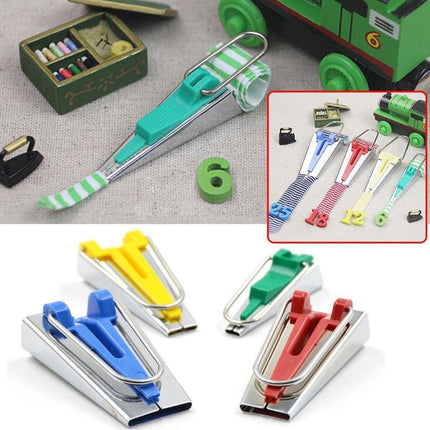 Sewing Made Simple: Comprehensive Bias Tape Maker Kit for Creative Projects - Très Elite
