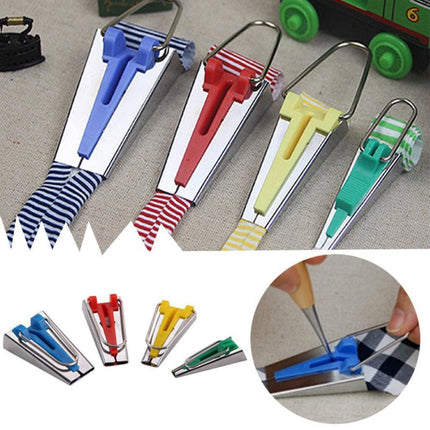 Sewing Made Simple: Comprehensive Bias Tape Maker Kit for Creative Projects - Très Elite