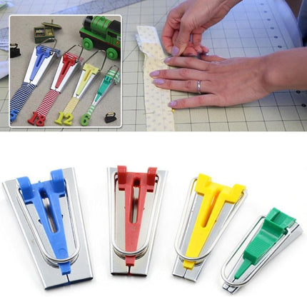 Sewing Made Simple: Comprehensive Bias Tape Maker Kit for Creative Projects - Très Elite