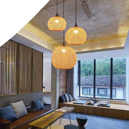 Artisan Bamboo Chandelier - Transform Your Space with Handcrafted Radiance