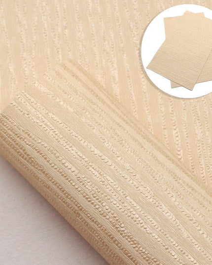 Opulent Pearl Striped Faux Leather for Luxurious DIY Creations