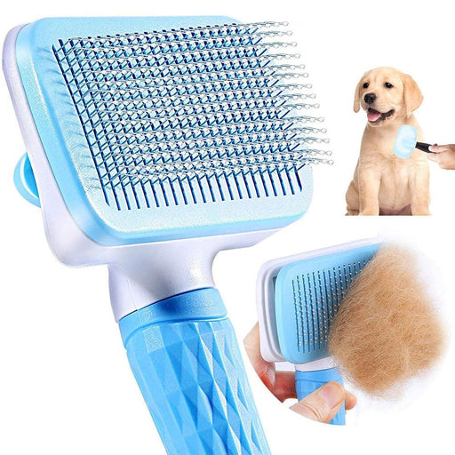 Long Hair Dog Grooming Tool with Ergonomic Handle