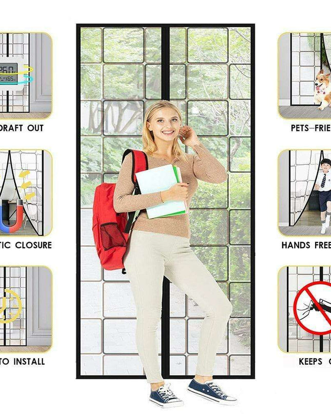 Bug-Barrier Summer Breeze Magnetic Screen - Experience Insect-Free Fresh Air