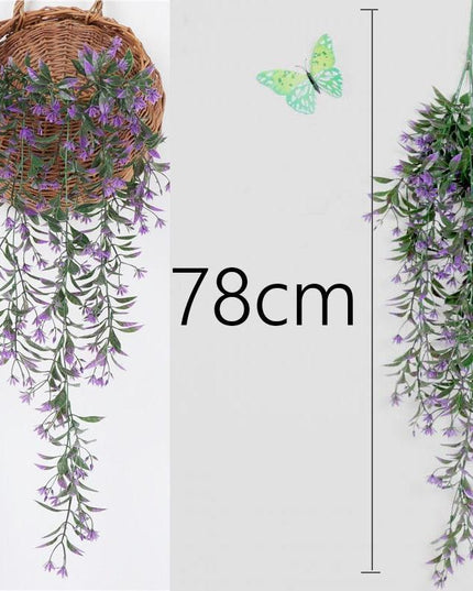Lifelike Hanging Floral Arrangement for Home and Garden Decor