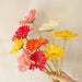 38cm Vibrant Artificial Gerbera Flower Daisies Bouquet for Special Occasions & Home Decor