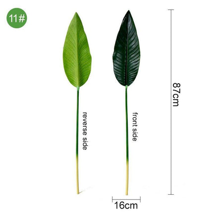 Exotic Paradise: Realistic Lifelike Artificial Palm Leaf Plants - Premium Collection