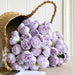 Elegant Silk Peony and Tea Rose Bouquet - 27 Heads for DIY Home, Garden & Wedding Decor