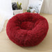 Plush Round Pet Bed - Ultimate Comfort Haven for Cats and Dogs