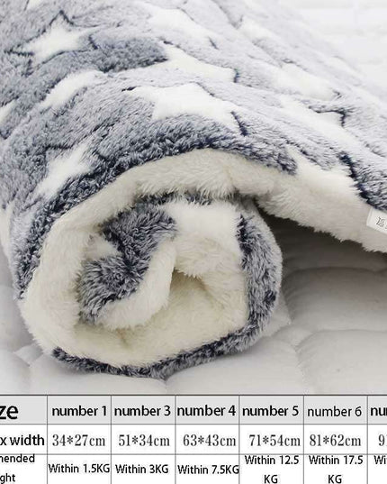 Plush Flannel Pet Bed for Ultimate Comfort for Dogs and Cats