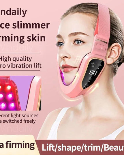 Radiant Contour Facial Sculpting Device: Advanced LED Light Therapy & Intelligent Massage Features