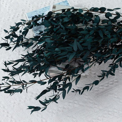 Charming Dried Eucalyptus Millet Leaf Arrangement: A Stylish Home Decor Essential