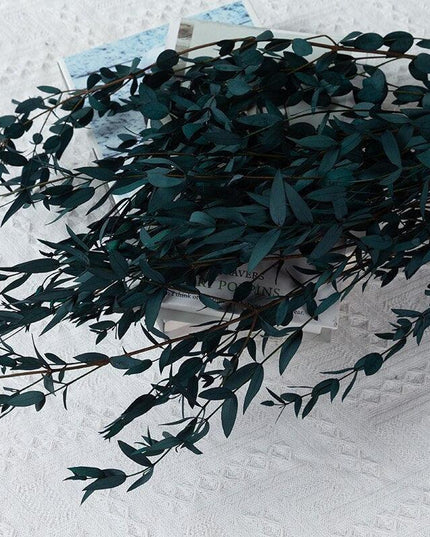 Charming Dried Eucalyptus Millet Leaf Arrangement: A Stylish Home Decor Essential