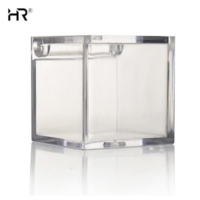 Elegant Acrylic Jewelry Storage Cube for Personalized Celebrations