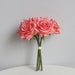 Real Touch Washable Rose Hand Flower Mini Bunch - Wedding Room Decor