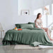 Luxurious 100% Silk Bedding Set with Duvet Cover, Flat Sheet, and Pillowcases