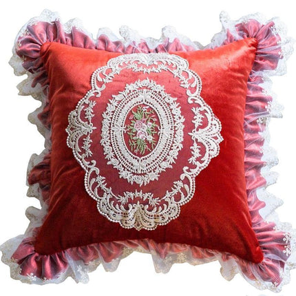 Elegant Vintage Lace Cushion Cover - Timeless Home Decor Piece
