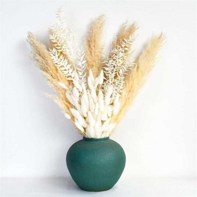 Timeless Elegance Pampas Grass Dried Flower Bouquet - 45cm Set