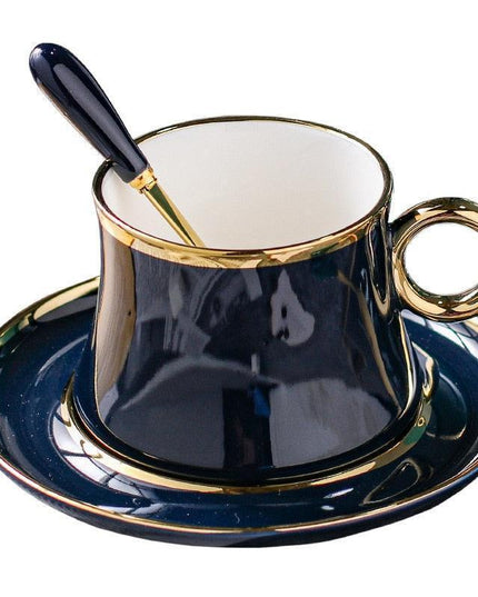 Elegant Mediterranean Floral Tea Mug: Perfect for Sophisticated Sipping