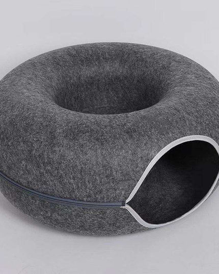 Purrfect Play Oasis: Versatile Cat Tunnel Bed with Training Features