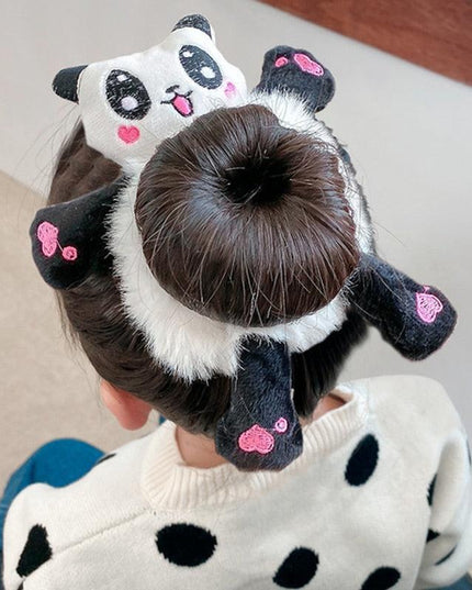 Playful Cartoon Animal Hair Scrunchies - Fun and Functional Hair Accessories for Women