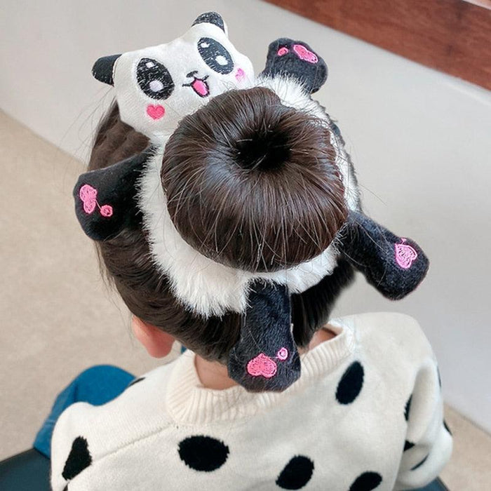 Whimsical Cartoon Animal Hair Ties - Fashionable Scrunchies for Women