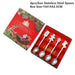 Joyful Holiday Spoon Set for Festive Dining
