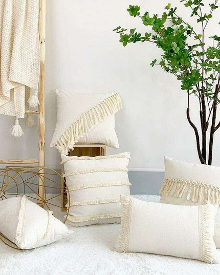 Chic Bohemian Tassel Pillow Sham Collection