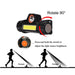 Outdoor Ready Portable Zoom Mini COB Headlamp with Adjustable Lighting and Comfort Straps