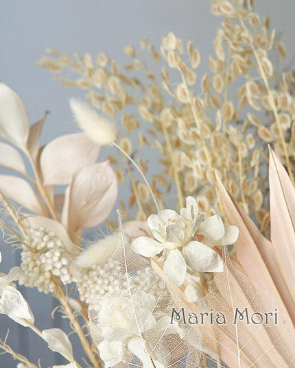 Eternal Charm: Artisan Dried Flower Arrangement for Home and Wedding Decor