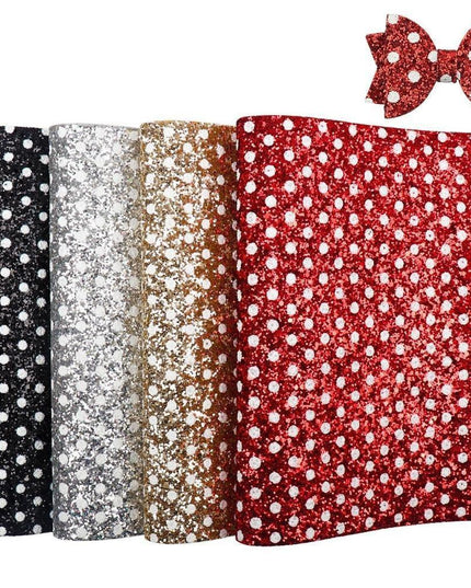 Luxurious Shimmering Faux Leather Crafting Set