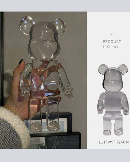 Chic Y2k Bearbrick 400 Collectible Figure - Artistic Home Accent for Stylish Interiors