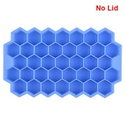 Vibrant Honeycomb Silicone Ice Cube Mold - Ideal for Cocktails and Frozen Delights