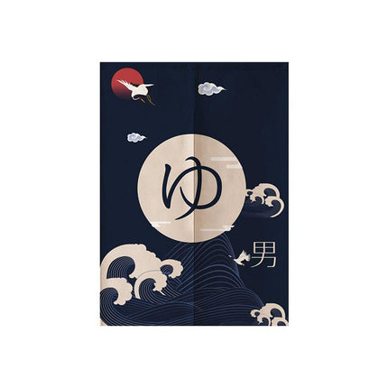 Sleek Japanese Polyester Door Curtain for Chic Interior Upgrade