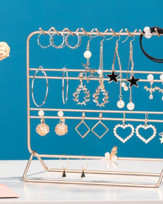 Sleek Scandinavian Jewelry Display Rack: Stylish Organizer for Accessories