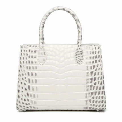 Exquisite Crocodile Leather Tote - A Statement of Sophistication