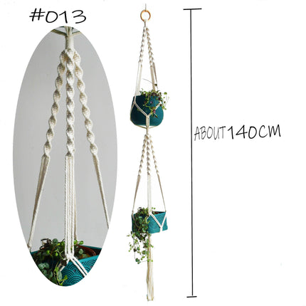 Artisan Macrame Plant Hanger for Chic Home Aesthetics