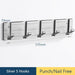 Elegant Grey Aluminum Hooks for Stylish Home Organization