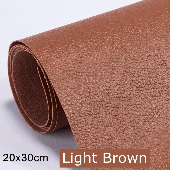 Jumbo XL Luxe Litchi Leather Repair Stickers - Stylish Solutions for Elegant Furniture Fixes