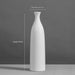 Elegant Tall Black Ceramic Vase - Available in Multiple Sizes for Stunning Decor